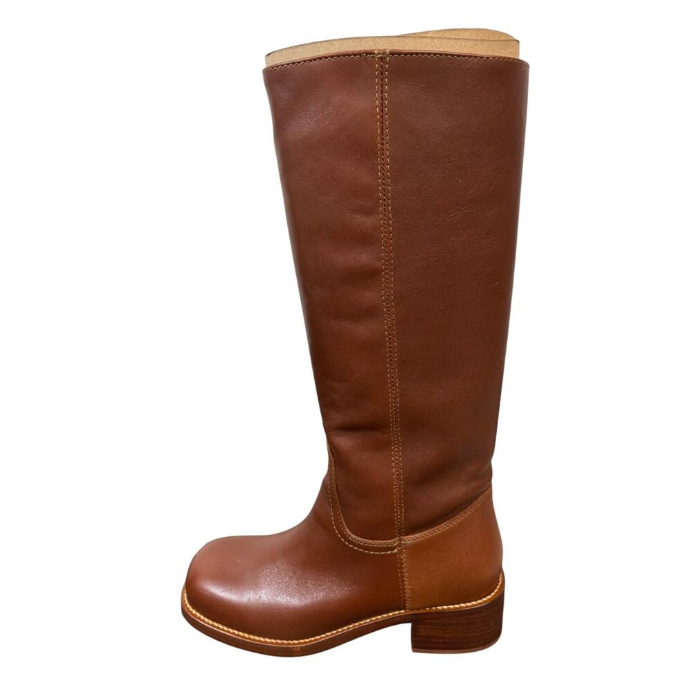 Steve Madden Riggs Knee High Tall Boots Western Country Preppy Fall Winter 8 - Picture 8 of 14